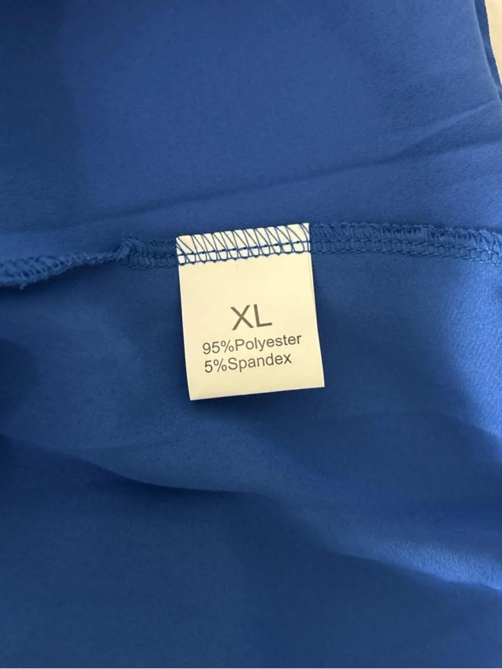 Women's Scoop Neck Flow Tunic in Royal Blue - Picture 2 of 5